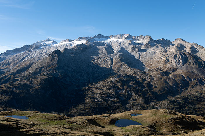 Vue de la Maladeta et de l'Aneto